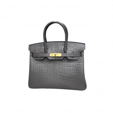 Сумка Hermes Birkin 30 из матовой кожи аллигатора